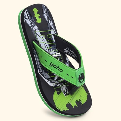 Image of YOHO Slippers for Kids|Comfortable and Lightweight FlipFlop|WB Cartoon & Comic Characters: Batman, Superman, PPG, Tom & Jerry, Scooby Do and We Bare Bears Footwear for Girls & Boys