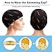 Transnistria Stub Cute Swim Cap for Men Women Comfy Swimming Hat Fit Long and Short Hair High Elasticity