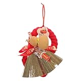 Stimule l'intérêt visuel : avec leurs motifs lumineux et colorés, ces décorations suspendues pour enfants et ces accroche-portes pour bébé attirent l'attention de votre enfant et embellissent sa chambre. mini-balai à pompon pour la fête du printemps, panneau de bienvenue pour nouveau-né