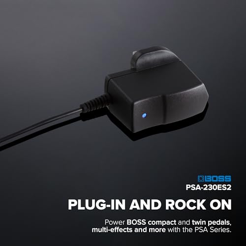BOSS FS-1-WL Compact Wireless Footswitch | Control Digital Music Score Apps, YouTube Videos, DAWs & Psa-230Es2 Ac Adapter Power Supply