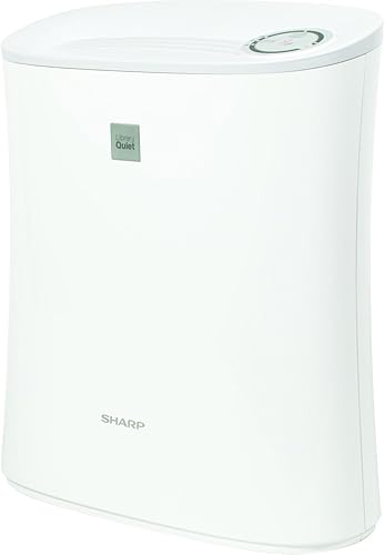 Sharp FPF30UH True HEPA Purificador de aire de alta calidad, blanco, para oficina en casa o dormitorio pequeño con limpieza expresa, Filtros duran