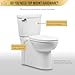 Bath Royale Heavy Duty & Soft Close Toilet Seat Elongated BR237-00 Scratch Resistant, Fits All Toilet Brands, MasterSuite Series