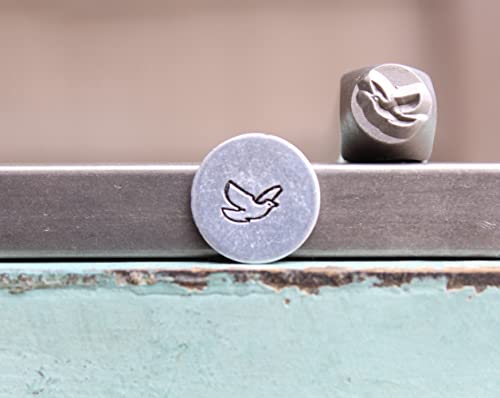 6mm Flying Dove Bird Metal Punch Design Stamp - Supply Guy - CH-513