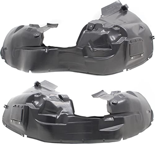 Garage-Pro Set of 2 Fender Liner For 2015-2018 Jeep Renegade Front Driver and Passenger Side Inner Trailhawk MAT: PE/Vacuum Form OEM: PP/Injection