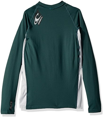 Image of O'Neill Youth Premium Skins Long Sleeve Rashguard, UPF 50+ Sun and Rash Protection, Buttery Soft Tight Fit