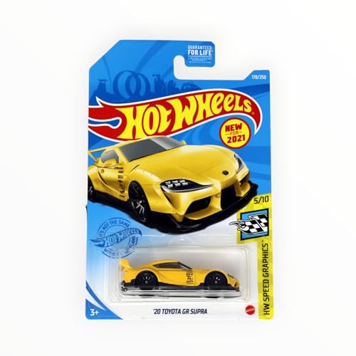 Hot Wheels Toyota GR Supra a escala 1:64 miniatura 2