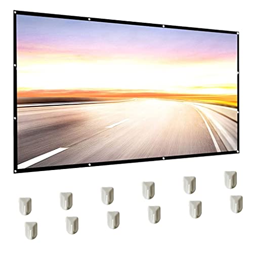 Pantalla para proyector plegable 150 pulgadas 16:9 portátil miniatura 3