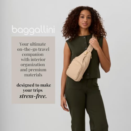 Image of Baggallini Women's Central Park Sling 12 inchx7 inch Crossbody Bag W /Convertible Adjustable Shoulder Strap
