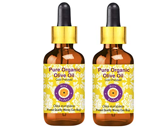 Huile de olives biologiques Deve Herbes 2x100ml pressée à froid pour le soin de la peau et des cheveux