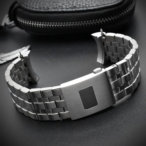 Bracelet montre acier inoxydable résistant pour remplacer le cuir usé - 2