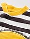 Chicco Unisex Baby Tutina in ciniglia Con apertura frontale Kleinkind-Schlafanzüge, Nero E Giallo, 50