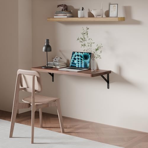 ONOTETUT Floating Wall Desk for Home Office,Wall Mounted Table with