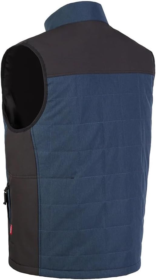 Milwaukee Men's M12 12-Volt Lithium-Ion Cordless AXIS Blue Heated Quilted Vest LARGE