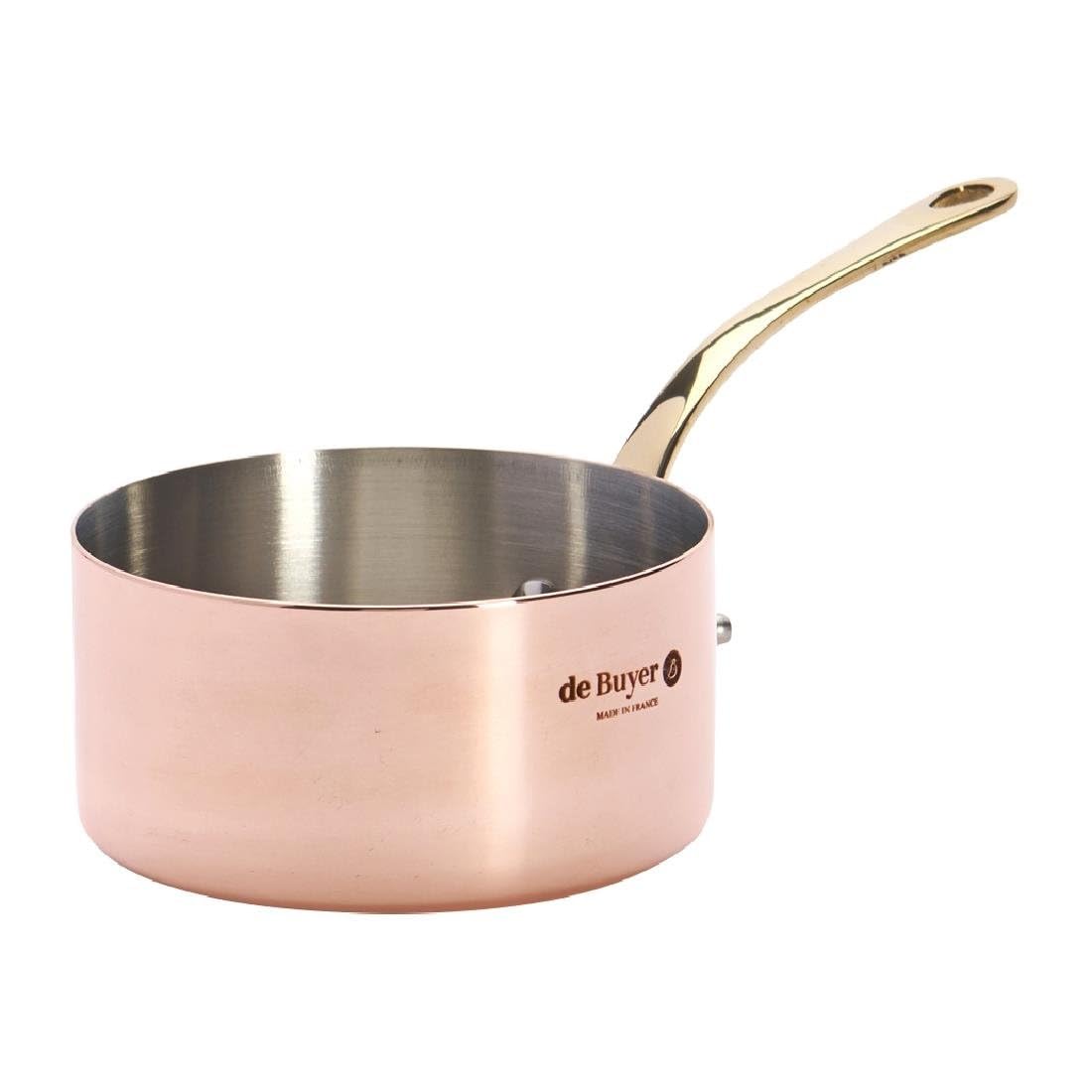 De Buyer, MINI CAZO RECTO CON MANGO BRONCE 9 CM,8,1 x 9 x 7,5 cm-6445.09
