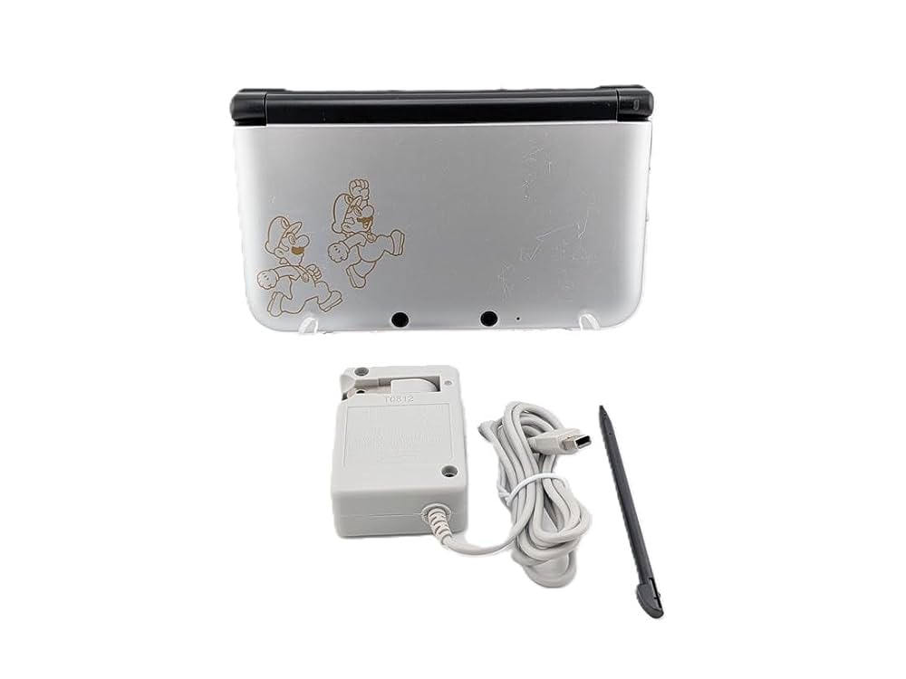 携帯用ゲーム機本体 Nintendo 3DS XL Silver Mario &amp; Luigi Amazon.com: Nintendo 3DS XL Handheld System with Mario