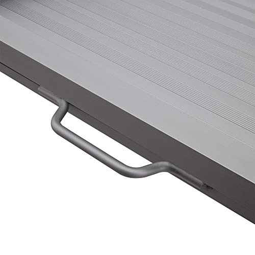 Recpro Pontoon Boat Aluminum Loading Ramp For Shore And Dock Boarding | 600Lb Capacity | Non-Slip Surface #TOP3
