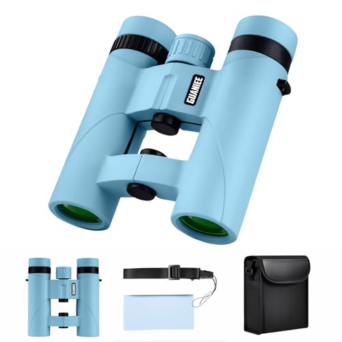 Binoculares compactos 10x25 para niños color azul miniatura 1