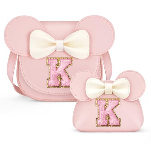 Image of Toddler Purse Gifts for Girls, Little Girl Purse Kids Wallet Crossbody Bag, Birthday Gifts for 3 4 5 6 7 8 Year Old Girl (K, Pink)