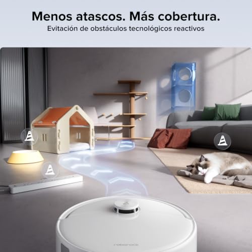 Miniatura 7 de roborock Qrevo 2 Pro Set Robot Aspirador Succión Extrema de 25000 Pa,Blanco