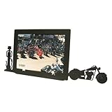 Innovative Fabricators, Inc. Motorcycle & Gas Pump 5X7 Horizontal Picture Frame