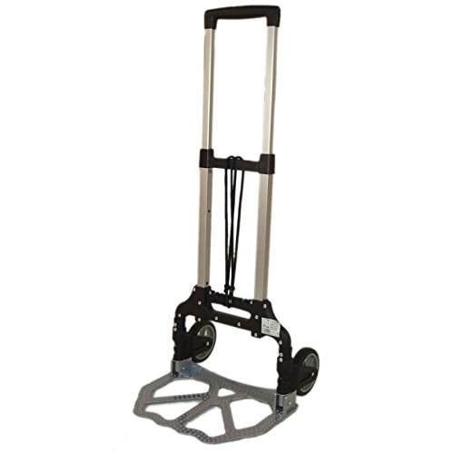 TSI capi394098000 Trolley, Silver and Black, 38 x 68 x 5 cm