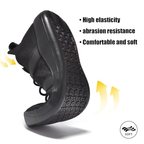 CFVKPT Mens Barefoot Dress Shoes Wide Toe Box Slip On Oxfords Running Sneakers Size 6.5-124