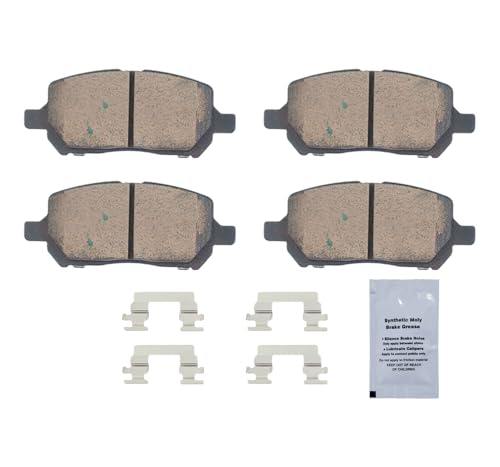 Image of HUSCH D956 Front Ceramic Brake Pads Kit Fit For Chevrolet Cobalt 2005-2010, For Pontiac G5 2007-2010, For Pursuit 2005-2006, For Saturn Ion 2003-2007