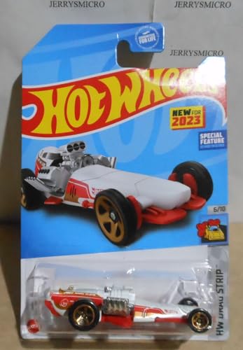 Hot Wheels Rockin Railer (Blanco) 1.64 pulg miniatura 2