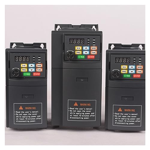 Convertidor de frecuencia variable para regular velocidad de bombas y tornos trifásicos 3