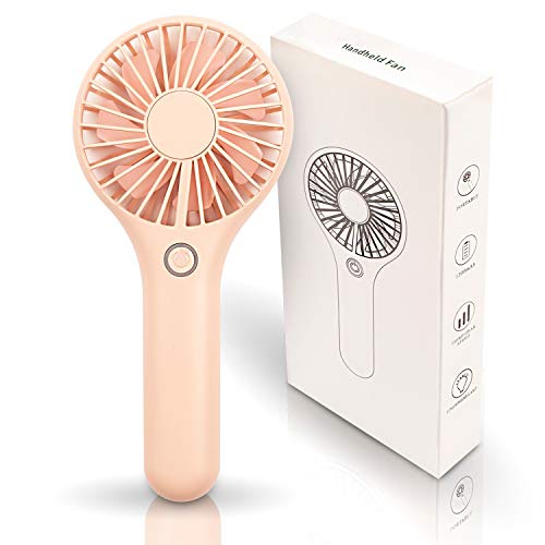 Movoja - Ventilador de mano, color rosa