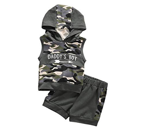 Ensemble de 2 pièces pour nouveau-né garçon avec short et short à capuche Cover