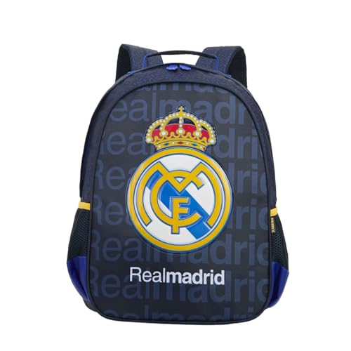 Mochila Esportiva Escolar Futebol Real Madrid Oficial 14382