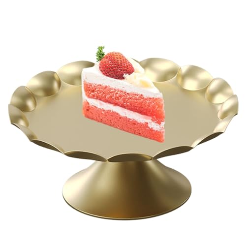 Plateau à dessert, présentoir à dessert, présentoir à gâteaux en métal doré, décoration de table pour servir des biscuits, assiettes pour mariage, anniversaire, fête, cravate