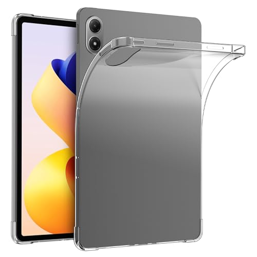 Hianjoo Xiaomi Redmi Pad 2 Pro 対応 ケース 2025モデル タブレットケース 薄型 軽量 傷防止 TPU 透明背面 Xiaomi Redmi Pad 2 Pro 12.1インチ 対応 カバー クリアケース
