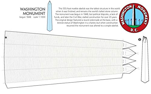 American Landmarks: Miniature Models to Cut and Assemble (Dover Origami Papercraft) - Image 3