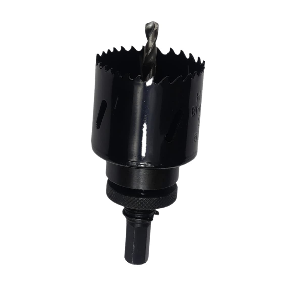 Sierra de corona Ø43 mm HSS-Bi-Metall Broca de lata, corona de perforación, sierra circular con adaptador Bohrfux.