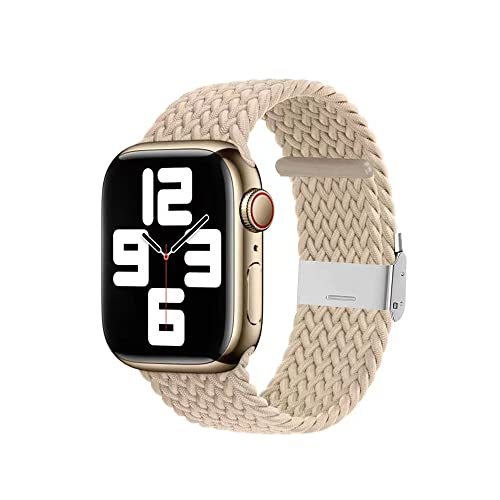 Apple watch バンド アップルウォッチ バンド 長さ簡単調節 工具不要 ブレイデッドソロループ 編組バンド コンパチブル スポーツバンド 交換ベルト 柔らかいシリコーン糸混紡リサイクルヤーン素材 apple watch Series Ultra/8/7/6/5/4/3/2/1/SE対応 38mm/40mm/41mm/42mm/44mm/49mm Iwatch交換用ベルト