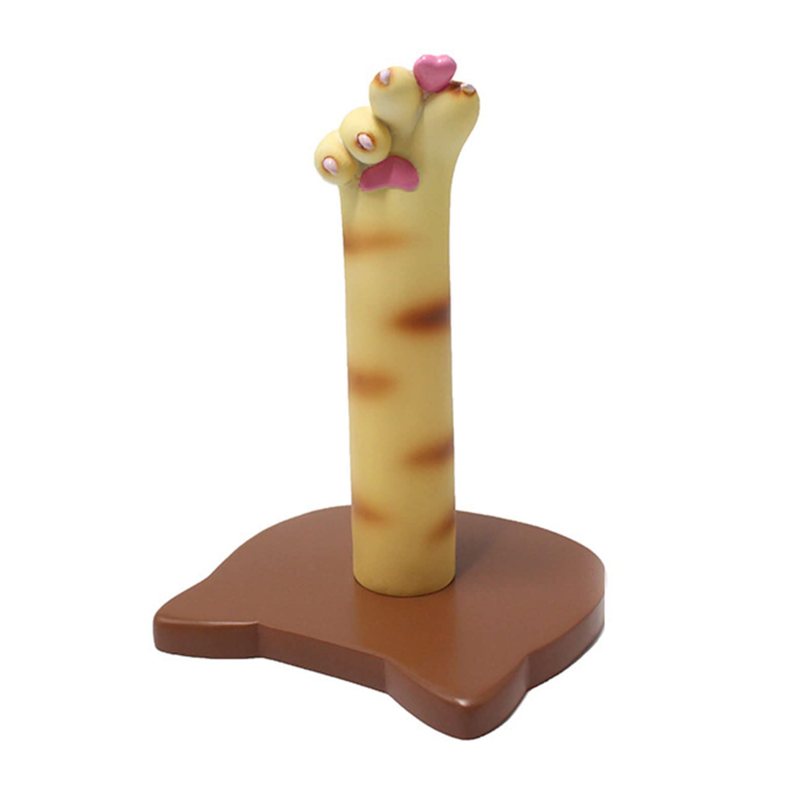 Kalttoy Holder Stand Cute Cat-Paw Shape Tissue Roll Dispenser for Bathroom Storage Roller-Holder Storage Stand