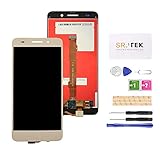 Screen Replacement for Huawei Honor 5A/Y6II Y6 II CAM-L23 CAM-L03 CAM-L21 CAM-AL00 Mobile Phone LCD Display Touch Digitizer Assembly Glass Repair with Tools (Gold)