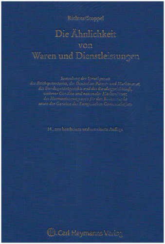 Die Ähnlichkeit von Waren und Dienstleistungen