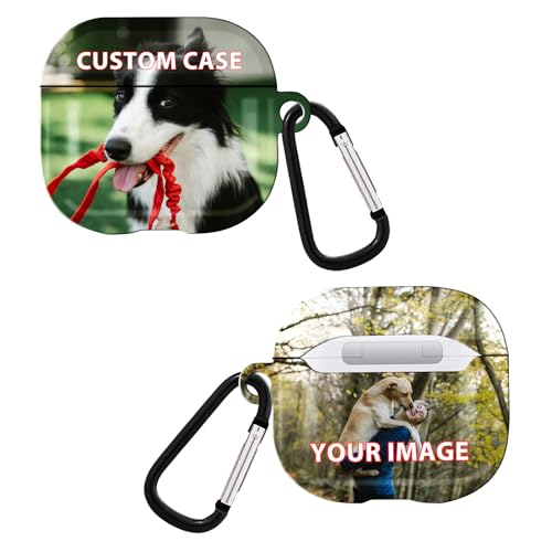 Custom Airpods Case, Customize Airpod Case Cover with Your Photo-Text-Name Personalized Airpod Case with Keychain (Airpods 4)
