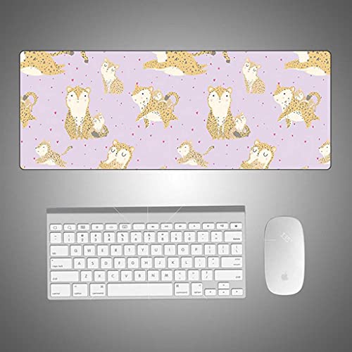 Tapis de souris XXL renard 900x400mm pour gamer et bureautique