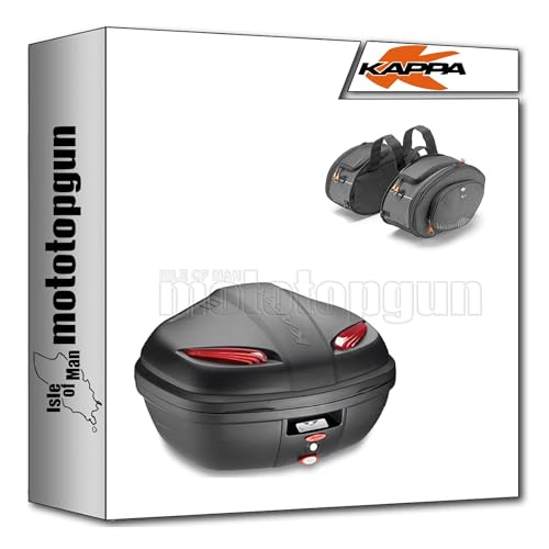 Kappa top case K47N et sacoches Alpha Ducati Monster 696