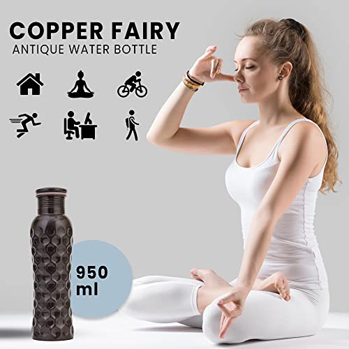 Image of Tambra Pure Copper Jointless Rarity Curve Hammered Bottle