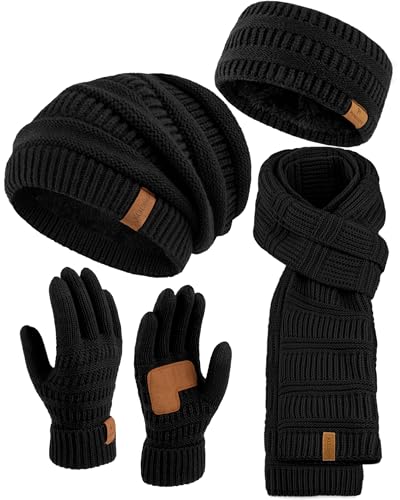 4pcs Set (US Alpha One Size Black)