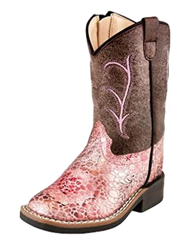 Old West Boots Baby Girl's Glitter (Toddler)