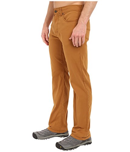 prAna Living Men's Brion 32-Inch Inseam Pant, 38, Dark Ginger