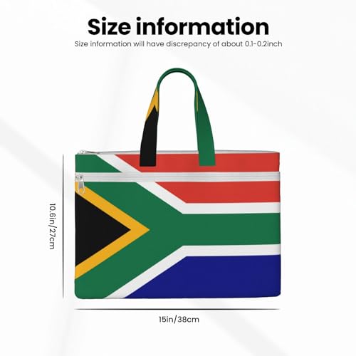 South African Flag Canvas Document Bag Briefcase For Professionals And Executives4