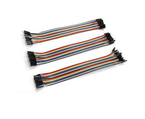 Electrobot Jumper Wire - Male to Male + Female to Female + Male to Female (pack of 20 each) (B07N6D4QM7) Amazon Price History, Amazon Price Tracker
