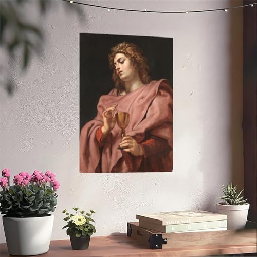 Impression toile Saint Jean Rubens pour décoration de bureau